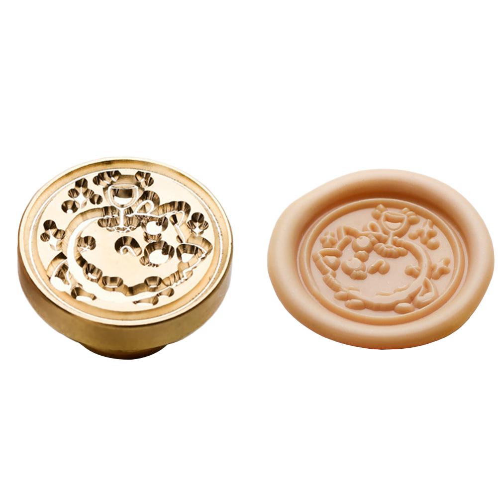 Симпатичные домашние животные серии эмаль медная голова 3D рельефные штампы печатающая головка для свадебной открытки