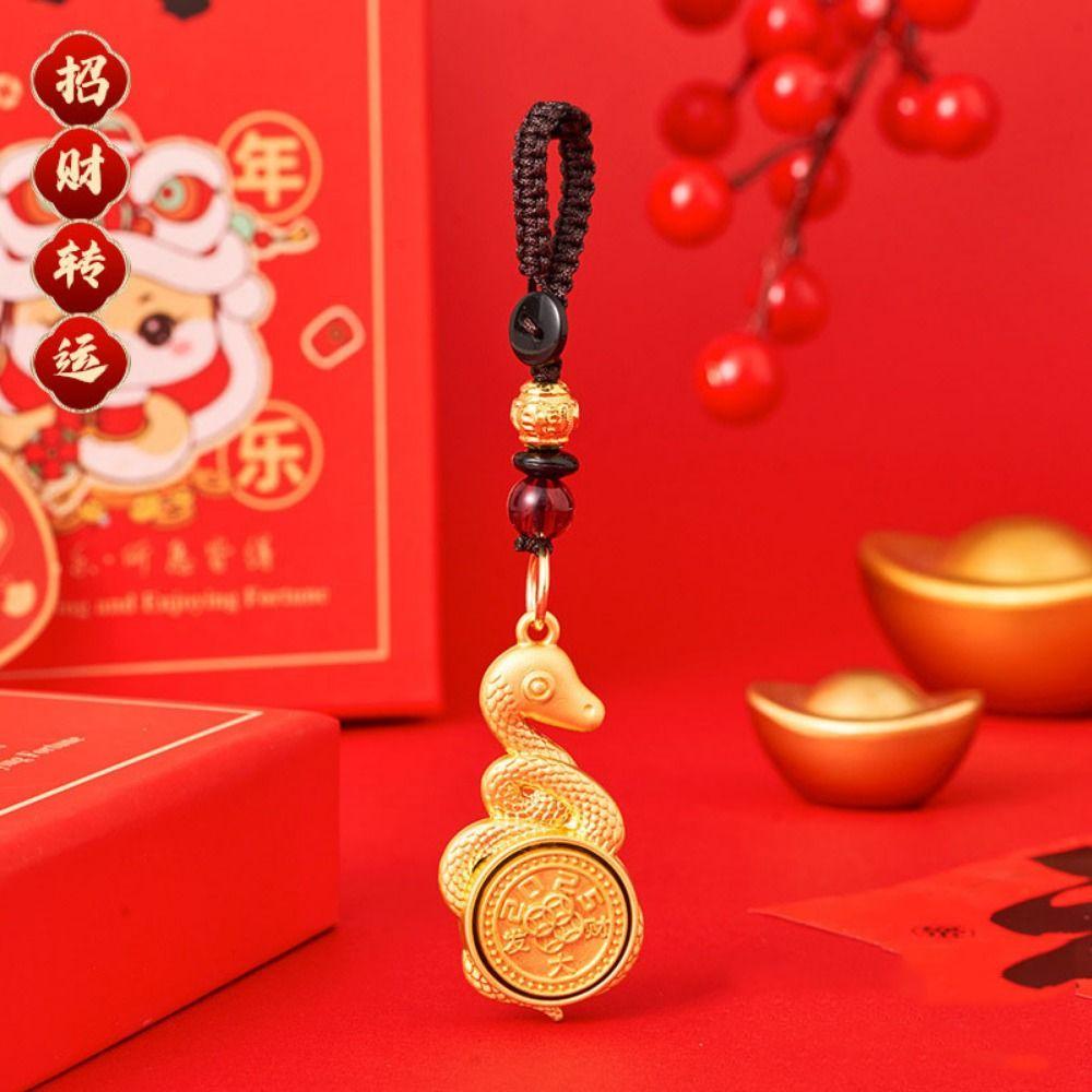 2 шт. Брелок в виде змеи по знаку зодиака, привлекающий удачу, приносящий удачу, подвеска для сумки, украшение, подарки на удачу
