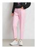 Jiuzi Casual Simple Tapered Elastic Jeans for Women