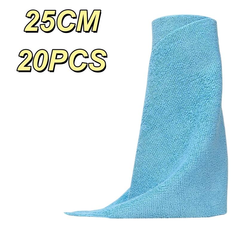 20/50Pcs Microfiber Tear Away Cleaning Cloth Roll Super Absorbent Lint Free for Tableware Kitchen Cleaning Wipes