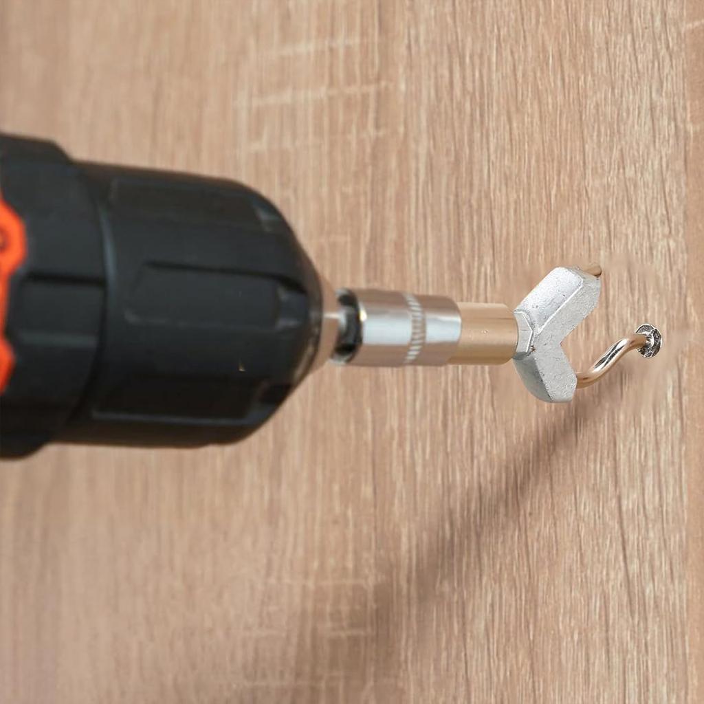 10Pcs Y Shape Cup Hook Installer and Remover Wing Nut Driver Bit Mug Hooks Spring Hook Tool Cup Hook Driver Frame Point