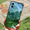 Чехол для OPPO A96 A36 A76 4G, противоударный задний мягкий чехол из ТПУ для телефонов OPPO A96 A36 A76 4G, роскошный черный защитный Fundas