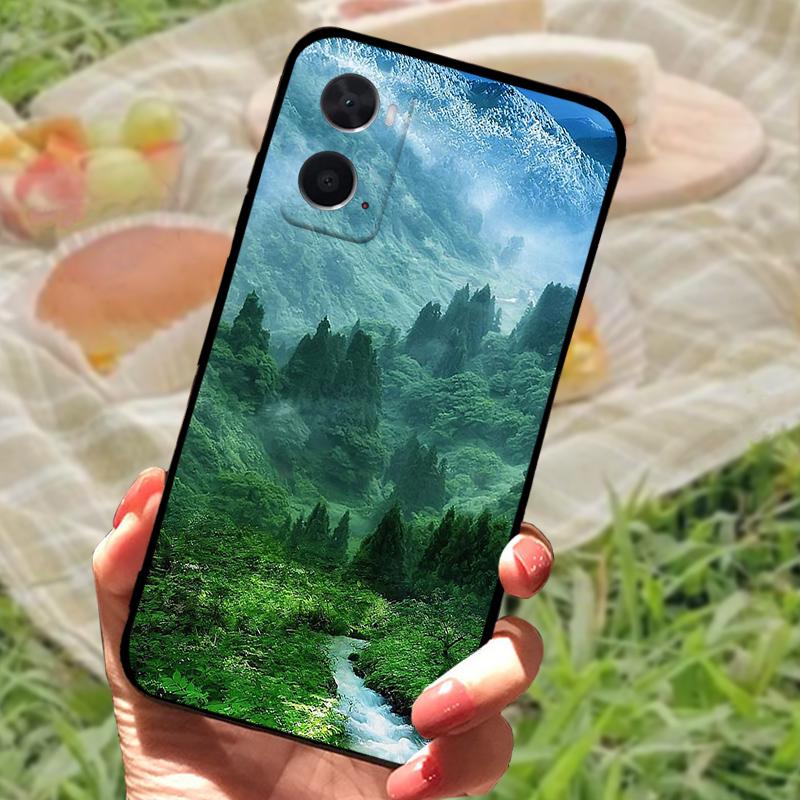 Чехол для OPPO A96 A36 A76 4G, противоударный задний мягкий чехол из ТПУ для телефонов OPPO A96 A36 A76 4G, роскошный черный защитный Fundas