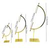 Gold Black Fixed Decorative Glass Ball Sphere Ornament Crystal Ball Base Home Decor Display Stand