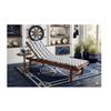 Coussin de sol ou Bain de soleil Rayure marine 60 x 180cm