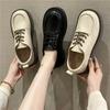 Soft Leather Platform Casual Small Leather Shoes Women's 2025 Spring New with Skirt Single Shoes British Versatile Loafers