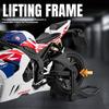 Модель мотоцикла Honda CBR1000 1/12 из сплава, Крутое освещение, Изысканные настольные украшения, Лучшая коллекция для любителей мотоциклов