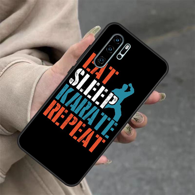 Чехол для дзюдо тхэквондо каратэ для Huawei Nova 3i 7i 8i 11i Y60 Y70 Y90 Y61 Y91 10 9 SE 11 Pro P20 P40 P30 Lite
