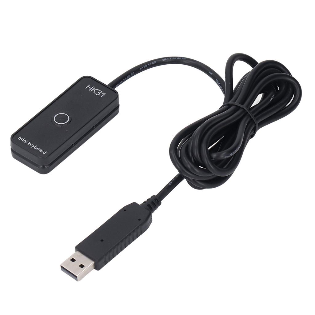 Пользовательская USB Мини-клавиатура Программируемая Макро-клавиатура Рельефный дизайн Брайля Магнитное крепление HK31 1 Позиция клавиши
