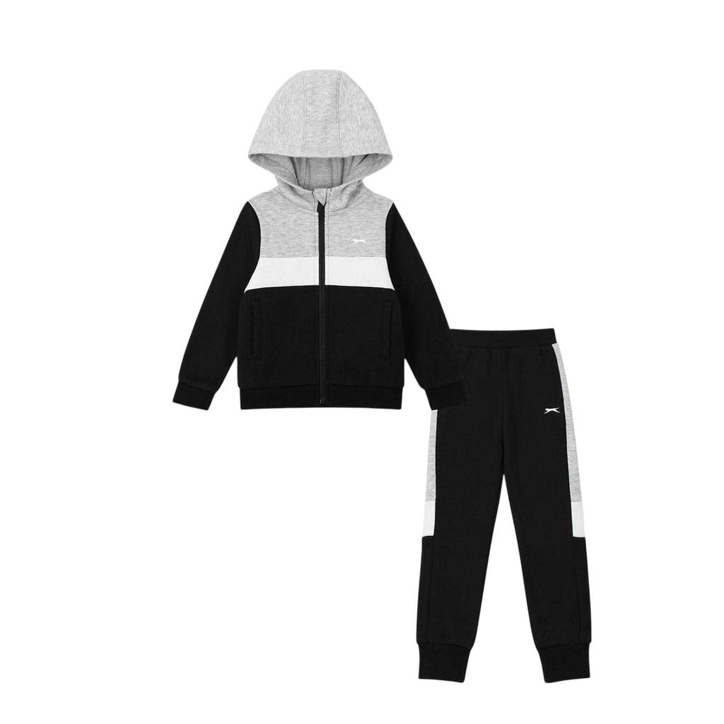 Slazenger Детский флисовый спортивный костюм в стиле колор-блок