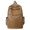 Computer Backpack Large Capacity Travel Commuter Backpack Student Schoolbag Unisex PU Backpack