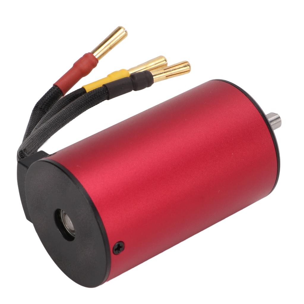 Brushless Motor 2600KV Waterproof Red Aluminum Alloy CNC Machining RC Parts for 18 for 110 Remote