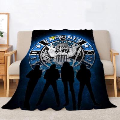 Ramones дизайнерское плед пушистые ворсистые одеяла для кровати постельное белье из микрофибры для дома и декора вязаное пляжное полотенце в клетку