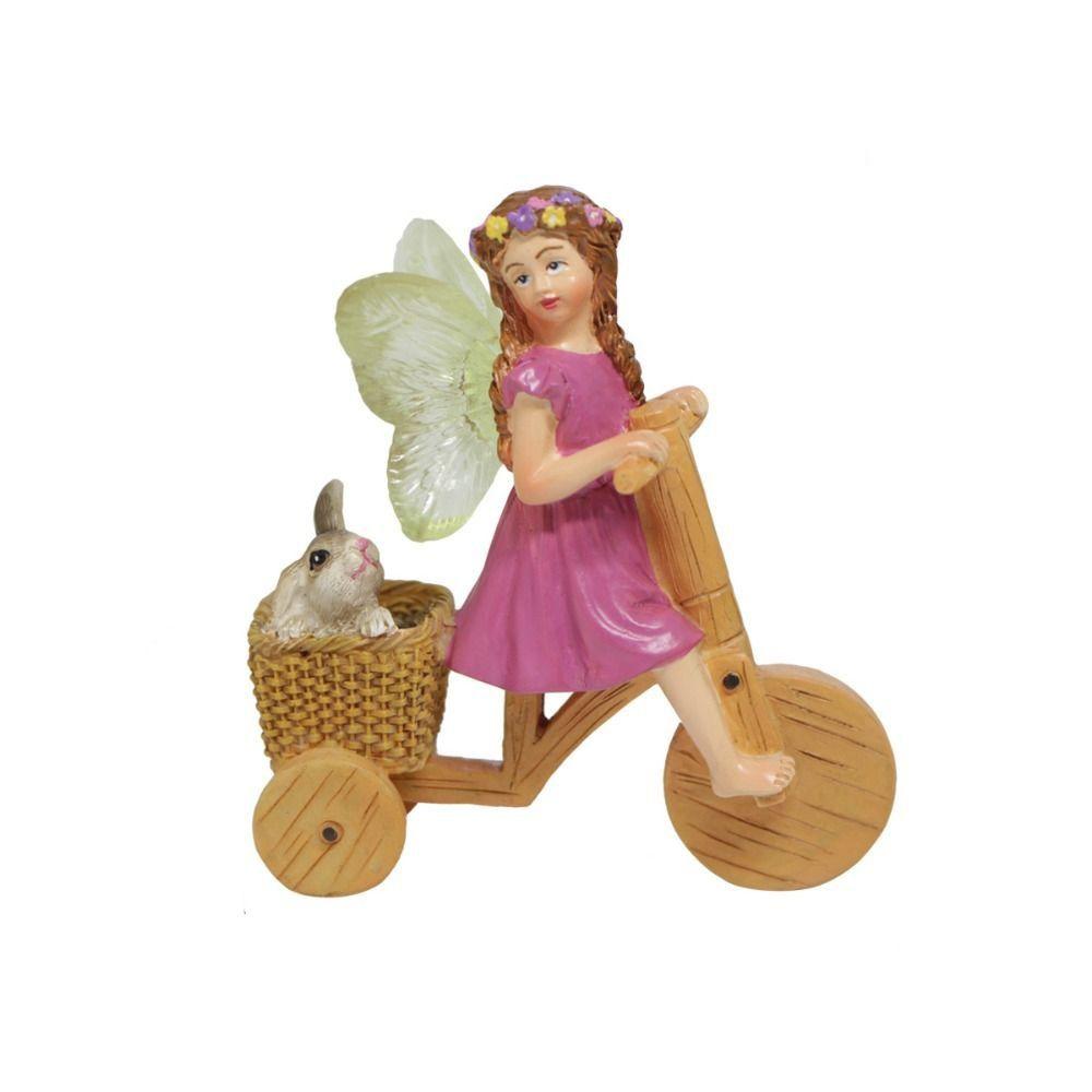 Resin Fairy Statue Cute Bonsai Inserts Scene Decoration Fairy Garden Figurines  Courtyard