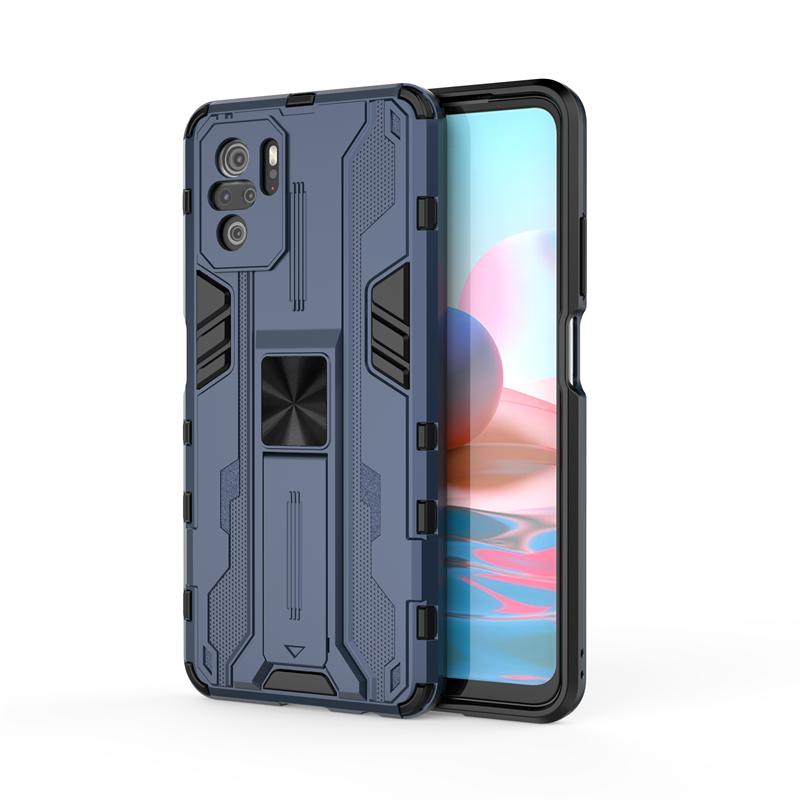 Для Xiaomi Redmi Note 10 10S чехол Armor Magnetic Car Holder Kickstand Phone Case для Redmi Note 10 Pro Max Note10 S Back Cover