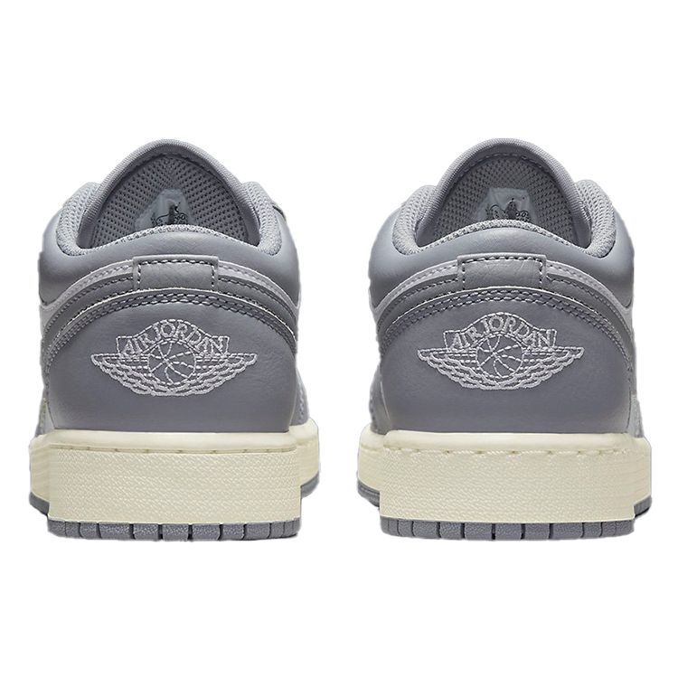 Air Jordan 1 Low GS Vintage Grey Детские кроссовки Stealth White Sail 553560-053