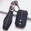 Мягкий силиконовый чехол для ключа зажигания Suzuki Swift Ertiga Ignis Baleno XL7 Ciaz Dzire с брелоком, сотовая текстура, ударопрочный чехол для автомобильного ключа