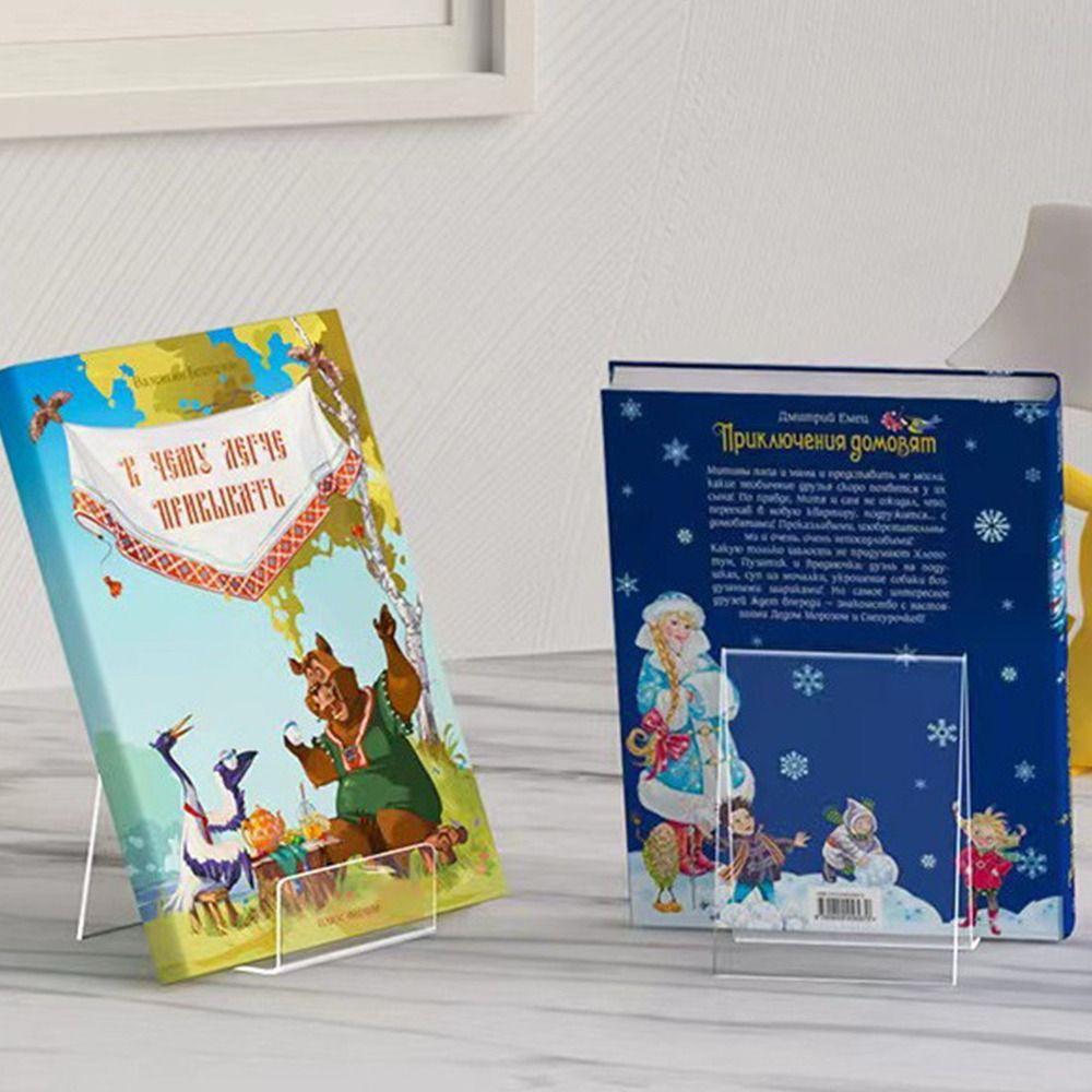 Акриловая подставка для книг Многофункциональная полка для CD-дисков Высококачественная подставка для книг Школа Офис