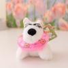 West Clothed Wear Highland White Terrier Dog Plush Toy Stuffed Animal Keychain