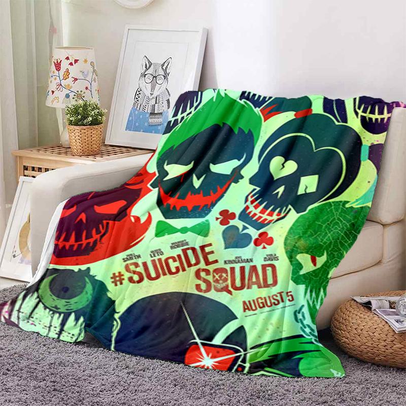 1PC Horror movie theme blanket, all-season lightweight home office outdoor nap multifunctional blanket, Halloween gifts