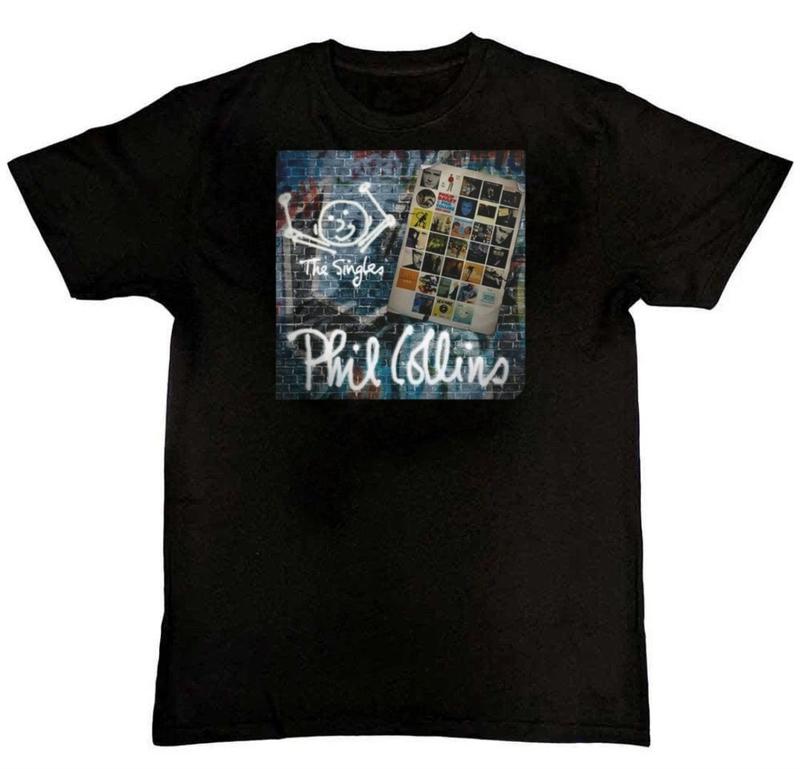 Phil Collins The Singles Album Graphic Print Unisex T-Shirt Graphic Tee