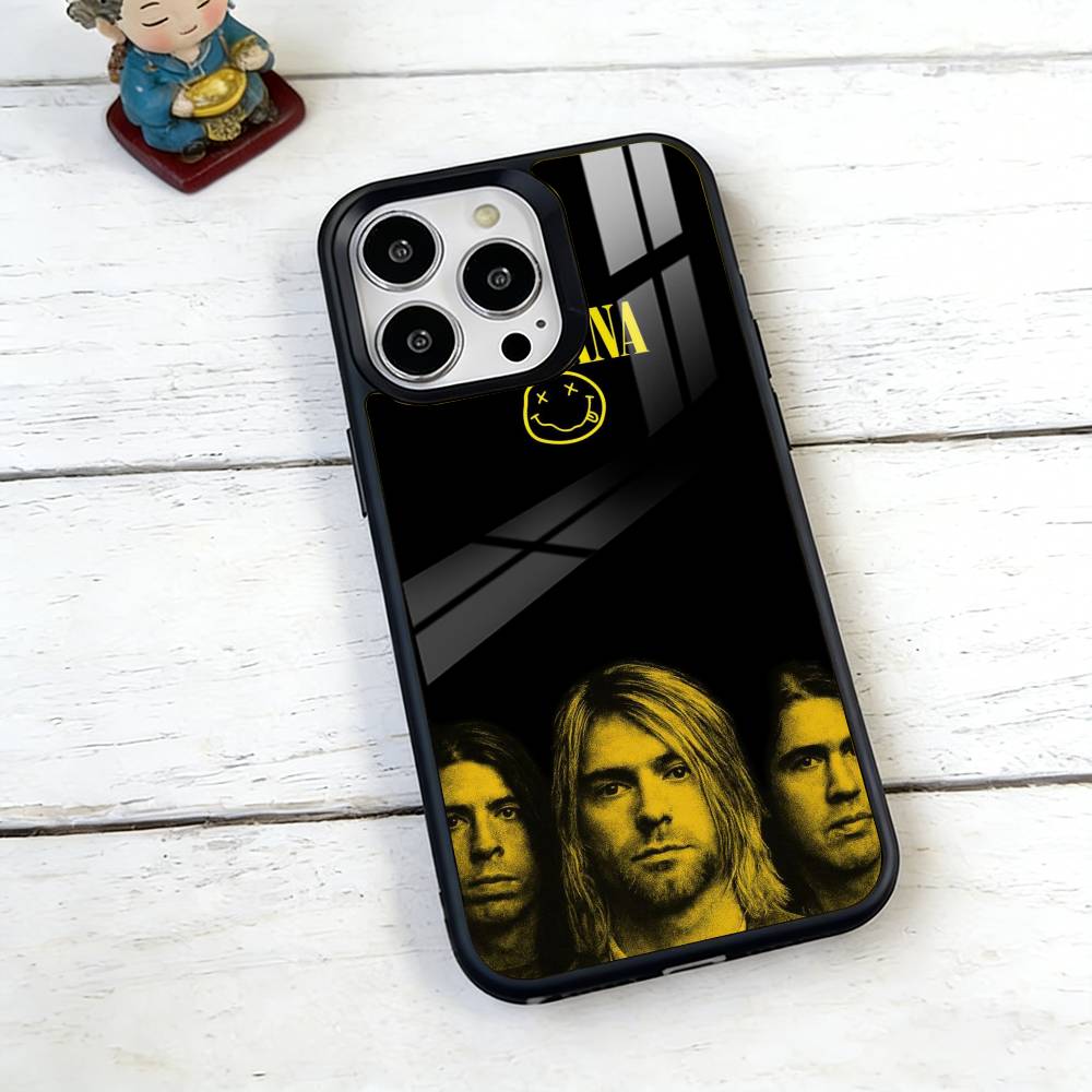 Чехол для телефона рок-группы Nirvana для iPhone 17, 16, 15, 14, 13, 12, 11 Plus, Pro, магнитный, для беспроводной зарядки Magsafe