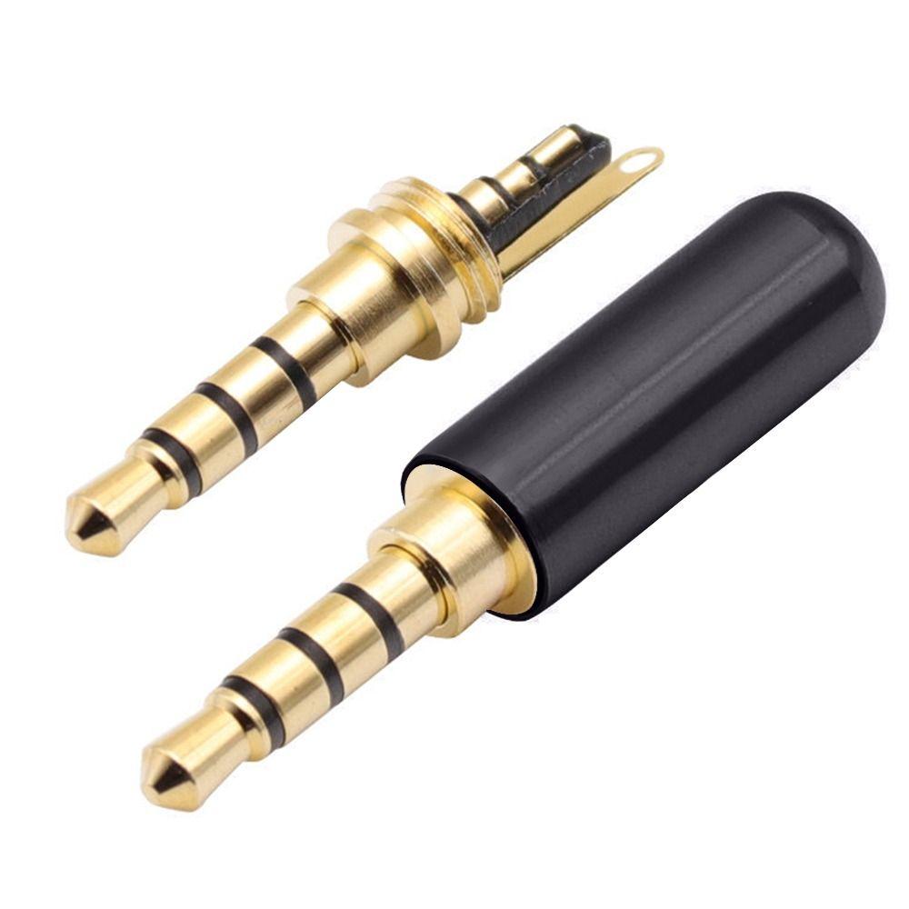 Stereo 3.5MM Plug Male Headphone Jack 4 Poles 3.5 Jack Adapter 3.5MM Stereo Audio Connector