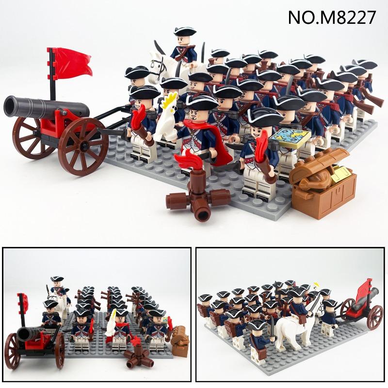 M8227 Война за независимость 24 фигурки фаланга дети собрали маленькая развивающая игрушка пол.