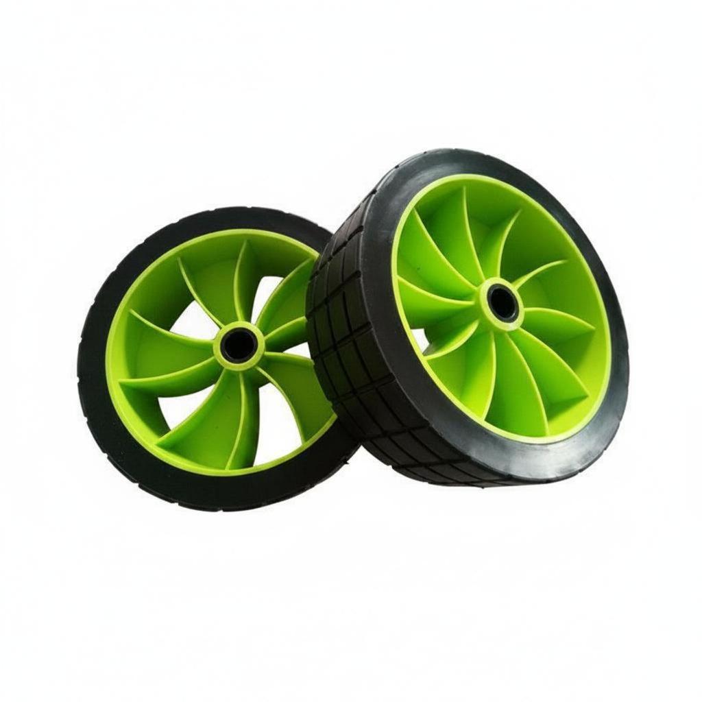 2 Puncture Resistant Full PU Kayak Trailer Wheels Ideal For