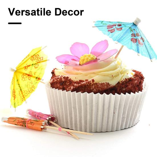 50 шт. Коктейльные выборки для Гавайской вечеринки, Декор для еды, выбора для напитков, топперы для кексов, палочки для зонтов для летних вечеринок, дней рождения, у бассейна