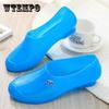 Rain Boots Female Adult Short Tube Shallow Water Shoes Summer Non-slip Kitchen Work Plastic Waterproof Low-top Wedge Jelly Rain Boots