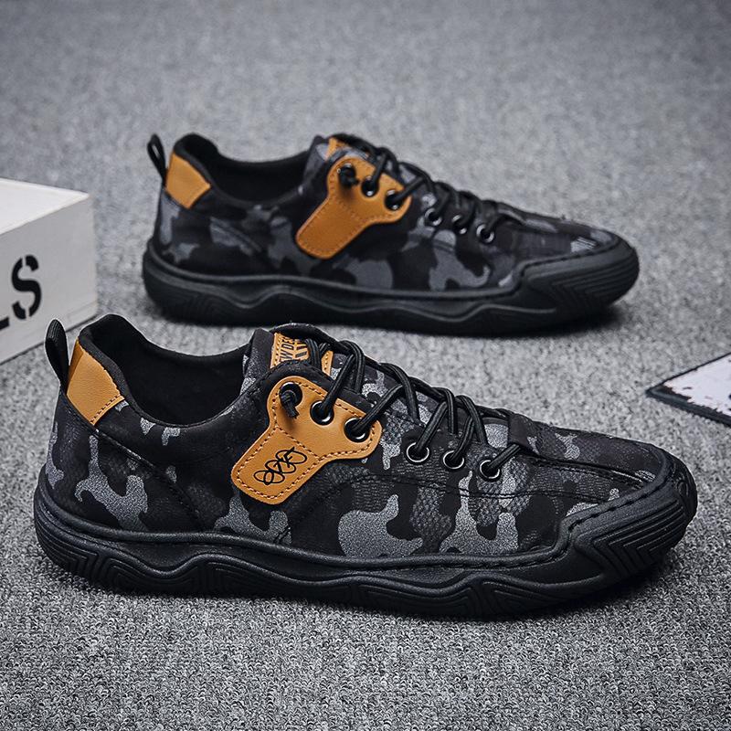 Новые мужские повседневные парусиновые туфли мужские кроссовки летние дышащие камуфляжные мокасины для прогулок на открытом воздухе нескользящие балетки zapatos de hombre