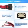 X Autohaux No.GM2502469 Headlights Halogen Wiring Harness Connector for Ram 1500 19-21