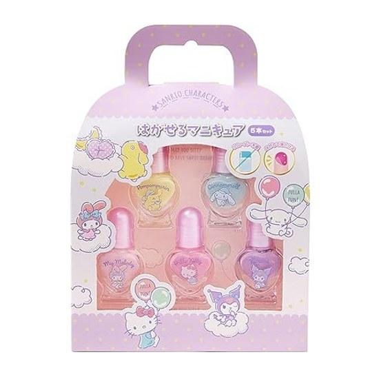 Гонка персонажей Sanrio Снимаемый лак для ногтей