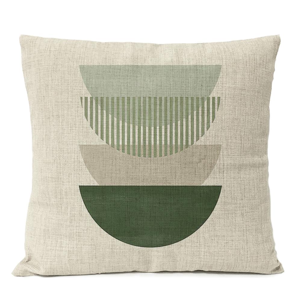 Бохо Геометрические Листья Цветочный Наволочка Домашний Декор Луна Солнце Цветы Лен Наволочка Декорация Диванная Наволочка