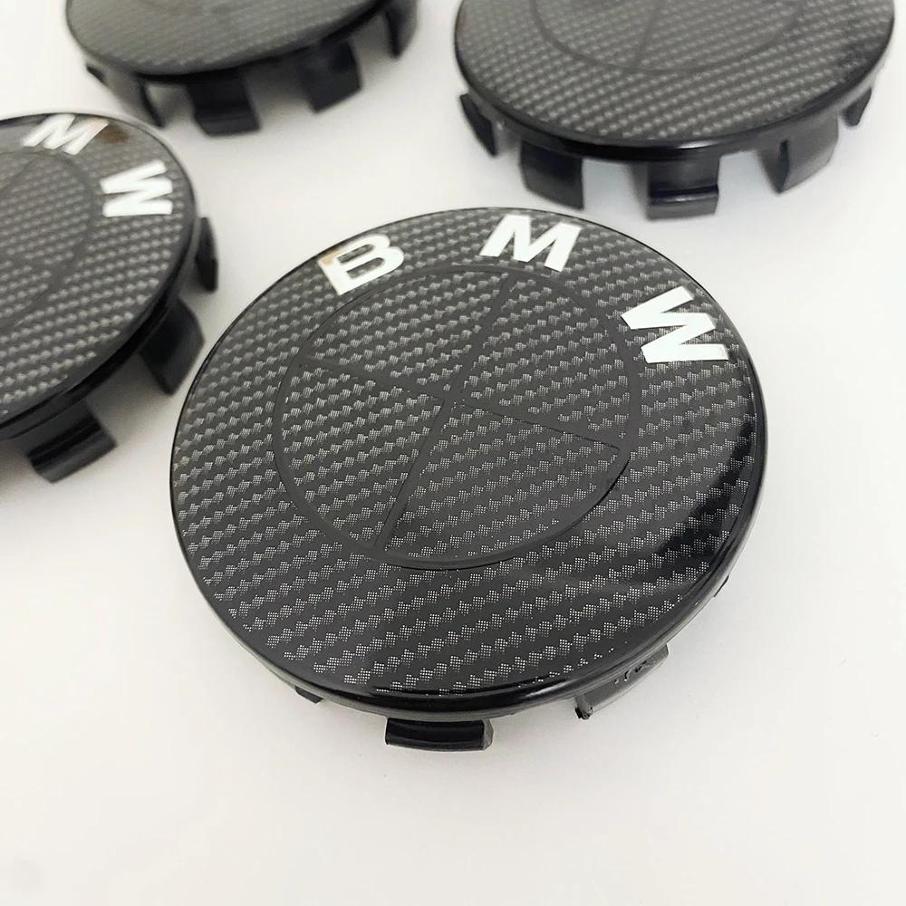 cvbsy2 New black white Logo for BMW F30 F32 F34 F20 X3 X5 X6 ABS badge logo sticker 74/82mm front/rear logo 56/68mm wheel hub cover.