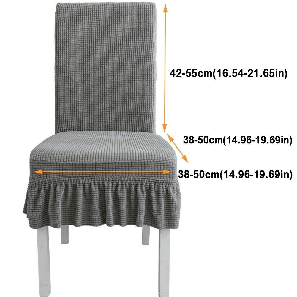 Removable Stool Slipcover Soft Elastic Seat Cover Durable Universal Chair Cover Home Decor