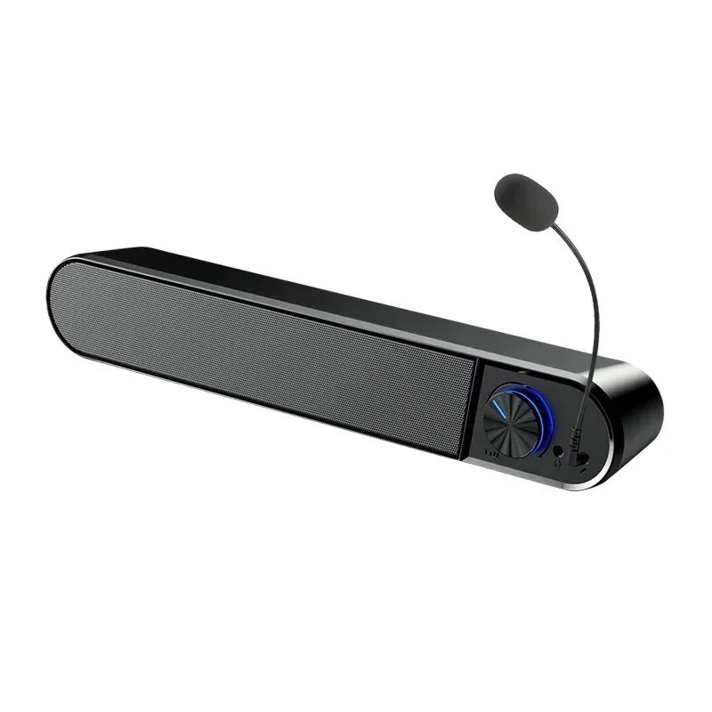 Проводной Беспроводной Bluetooth Динамик с Питанием от USB Звуковая Панель для ПК Телевизора Компьютера Ноутбука Игровой Домашний Кинотеатр Система Объемного Звука