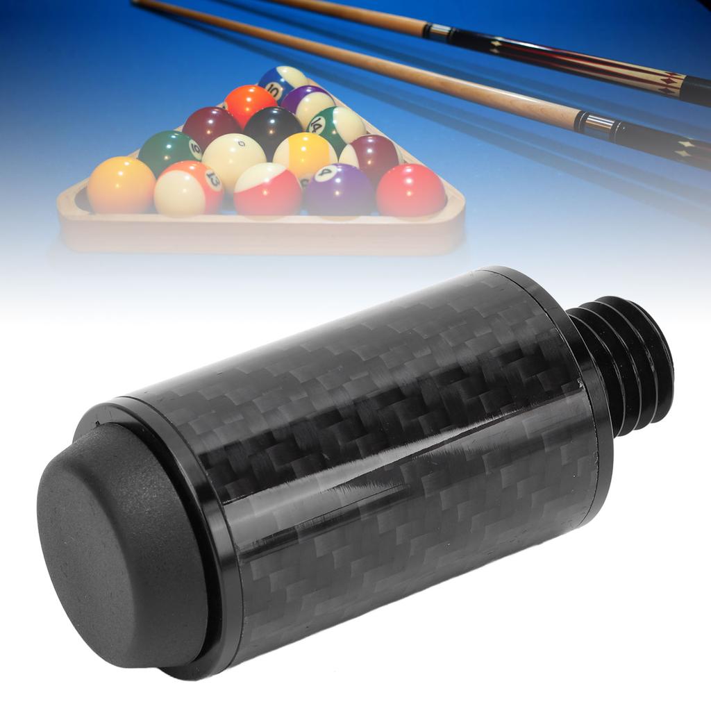 2in Pool Cue Extension Carbon Fiber Abrasion Resistant Improved Skills Easy Installation Billiard St