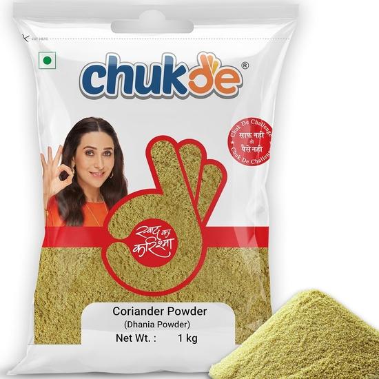 Chukde - Dhania Powder - Coriander Powder - Fresh And Aromatic Spice for Authentic Cooking - 1000 Gram