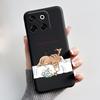Чехол для телефона ZTE Blade V70/Axon 70/Nubia V70, мягкий силикон, черный, с красивым рисунком, Панда с сердцем, Кролик, противоударный чехол
