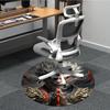 1PC Black Myth: Wukong Office Round Area Rug, Indoor Mat Suitable For Office, Under Office Chairs Bedroom Living Room Home Decor DT1212045