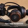 Linsoul Динамические Hi-Fi проводные наушники Kiwi Ears Altruva с 50-мм динамиком, глубокие, удобные, регулируемые и легкие, высококлассные открытые накладные наушники