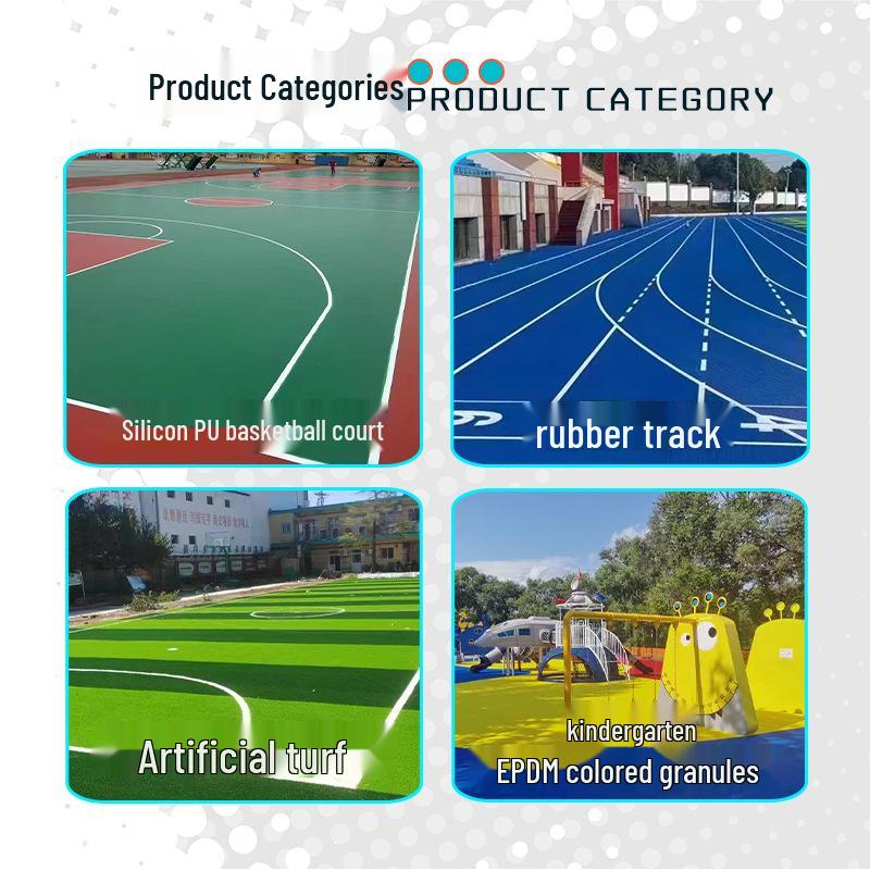 Экологичные цветные EPDM-гранулы для детских беговых дорожек и напольных покрытий