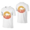 Kangaroo Retro Hong Kong Style Reversible Tshirt Retro Street Fun Prints Cotton Tee