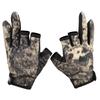 1 пара перчаток с тремя пальцами, противоскользящие, для рыбалки, камуфляж, товары для активного отдыха