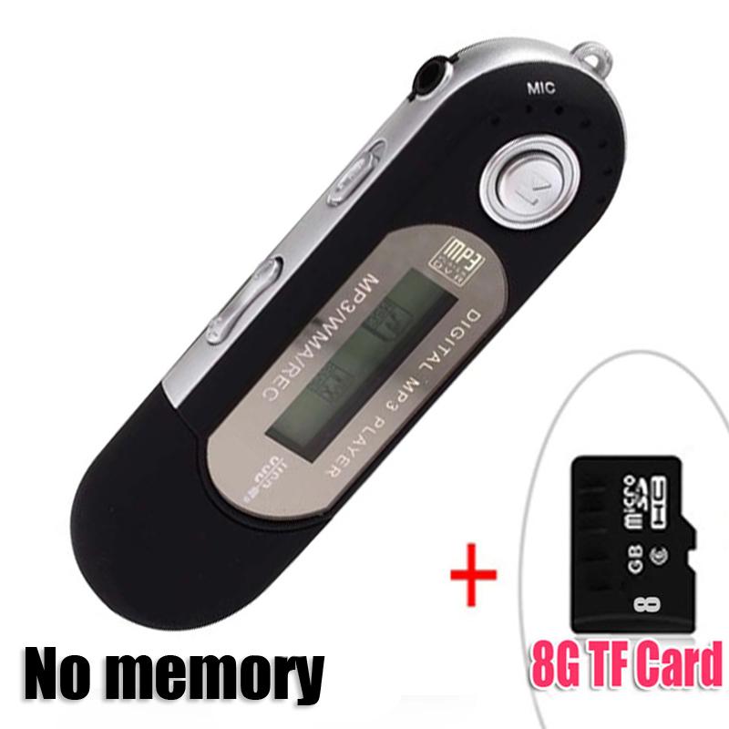 USB Mp3-плеер без памяти, поддержка 32G TF-карты с FM-радио