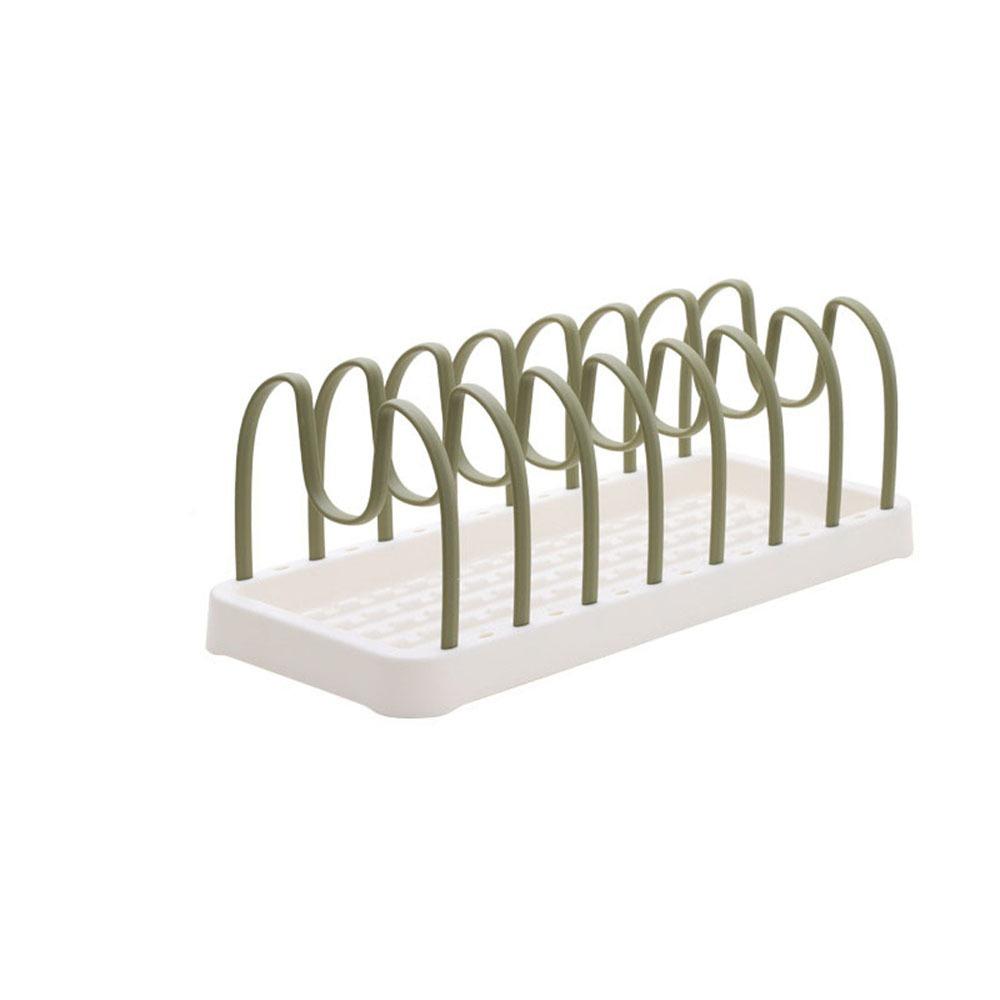 Регулируемая подставка для крышек кастрюль Пластиковая сушилка для посуды Многофункциональный держатель для крышек кастрюль Кухня