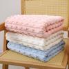 New Bamboo Fiber Extra-Large Thick Coral Fleece Bath Towel - Soft Couple's Style