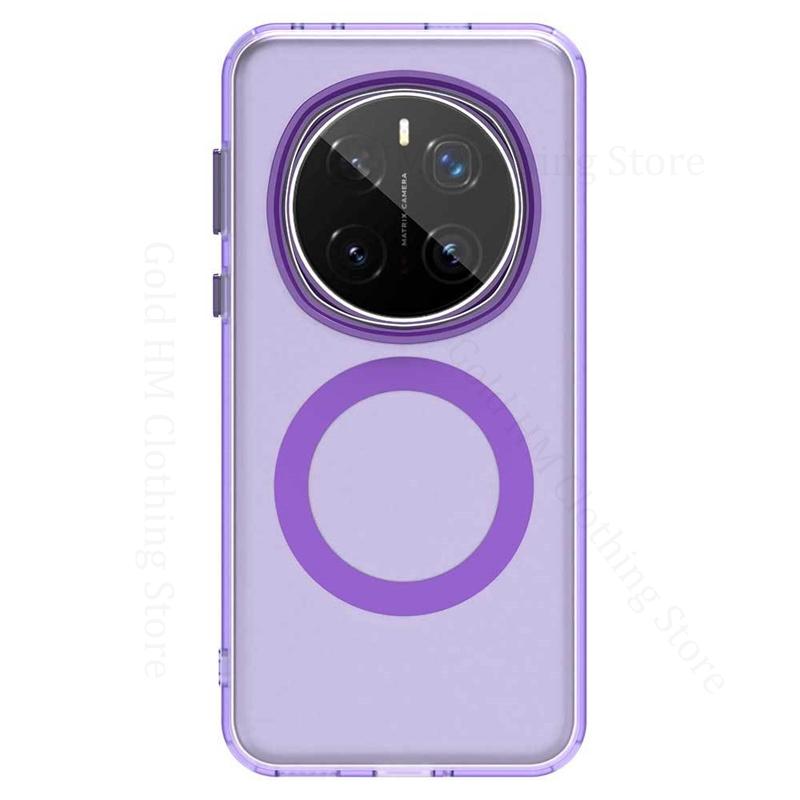 Чехлы для Honor Magic7 Pro Candy Color Полупрозрачный чехол для телефона Honor X60 Pro Беспроводная зарядка Магнитная защита Задняя крышка для HONOR X9C Fundas